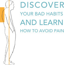 Illustration about discovering bad habits and learning to avoid pain